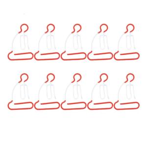 10Pcs Adorable Paper Clip Note Paper Clip Stationary Clip Decorative File Clip File Clamp School Paper Bookmarks Holder