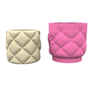 Handmade Pot Mould Flexible Silicone Mould for Concrete Succulent Planter Creative Sofa Texture Flower Pot Mould