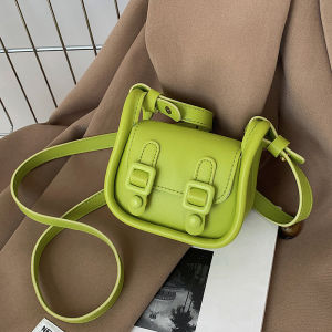 O-KAY 2024 Mini Lipstick Key New Fashion Portable Small Square Bag Niche Ins Embossed Messenger Bag Mini Bag