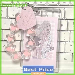 bashijian Pha lê tình yêu trái tim dây buộc chống mất Vòng đeo tay cho điện thoại di động trường hợp dây đeo cổ tay xe Keychain dễ thương điện thoại quyến rũ