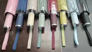 Xiaomi 3 Generation Automatic 10 Bone Vinyl Rain Or Shine Dual-Use Umbrella Business Three Fold Sun-Proof Advertising Factory Wholesale