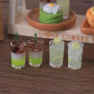 [COD] Homein 2 PCS Bag Miniature Toy Ice Drinks Micro Landscape Ornaments Dollhouse Toys Accessories Doll House Kitchen Decoration Kids Gifts