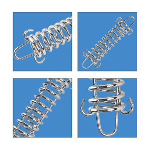 Outdoor Camping High-Strength Steel Spring Rope Buckle Tent Strong Wind Absorber Fixing Hook Awning fixing buckle spring hook