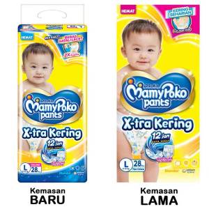 Popok Anak MAMYPOKO Pants Xtra Kering Standar Pants S38/ M32/ L28/ XL26/ XXL24 Perekat NB44 MAMY POKO