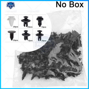 【Ready Stock】100pcs Mixed Auto Fastener Clip Car Body Push Retainer Pin Rivet Bumper Door Trim Panel Retainer Fastener Kit Car Accessories