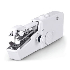 Portable Cordless Mini Hand Sewing Machine Handy Stitch Cross-Stitch / Mesin Jahit Tangan Mini