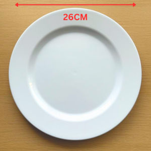 PROMO 12 PCS Piring Melamin 10 Inch Ceper Makan Prasmanan Semi Melamine Katering Pesta Murah