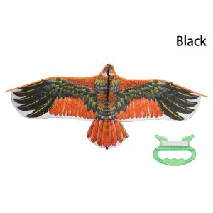HGHVV6234 Outdoor Sports DIY Family Trips 30 Meter Kite Line Flying Bird Flat Eagle Toy 1.1m Kite