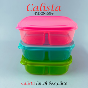 [ CALISTA ] LUNCH BOX CALISTA PLUTO PREMIUM  WADAH TEMPAT BEKAL MAKAN ANAK