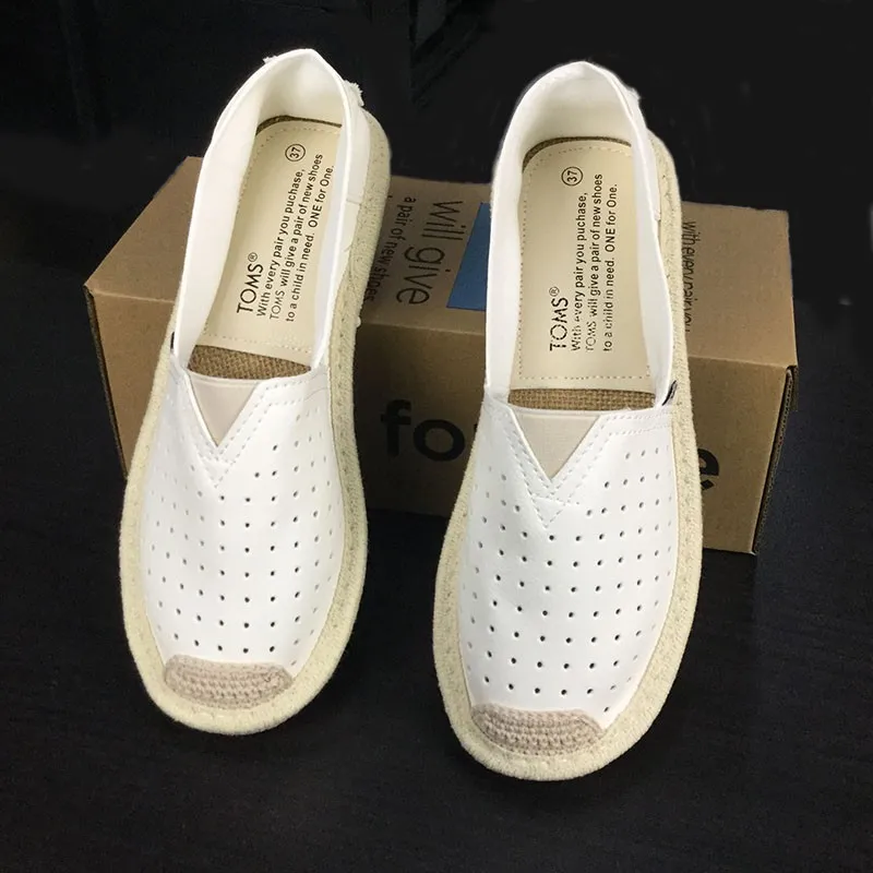 Ladies hot sale leather toms