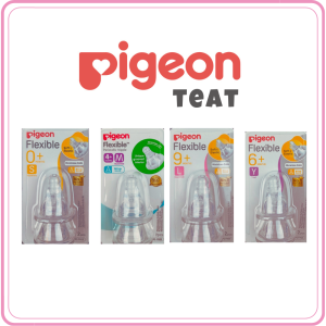 💖 Original Pigeon SofTouch™ Wide-Neck Teat S/M/L/LL/LLL Puting Wide Neck Wide Neck Teat Wide Neck Nipple Y-cut Puting Susu Wide Neck Pigeon Wide Neck Bottle 奶嘴 [ZEN MARKETING]