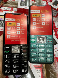 Điện Thoại 4G Masstel izi T6 4G Màn hình 2.4inch có chức năng ghi âm cuộc gọi đèn pin siêu sáng - Bảo hành 12 tháng