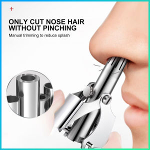 YEPPY Stainless steel Gunting Bulu Hidung trimmer Rambut Nose Trimmer Nose hair trimmer scissors Clipper Razor Men Women