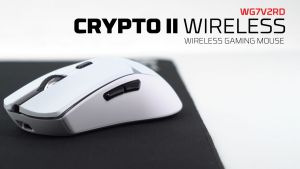 Fantech CRYPTO II WG7V2RD Wireless Gaming Mouse Tri-mode 6 Macro Buttons Optical Gaming Sensor
