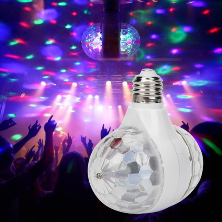 Portable Disco Ball 3W E27 mini stage light LED Bulb Single Head