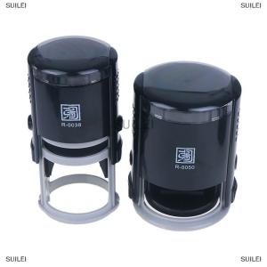 [COD] CHENJ Customizable Self-Inking Stamps 25 30 40 50mm Round Large Size Self Inking Custom Text Stamp