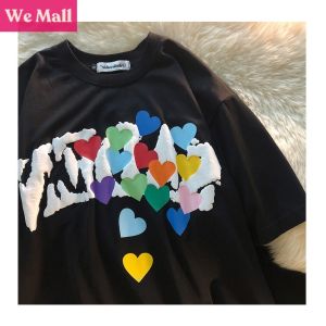 casual plus Short sleeve women clothes Tshirt summer new Korean student print top T312