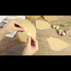 U and V Shaped Coffee Paper maker Filters natural Coffee Filters Tea Bag Hand Drip Paper Coffee