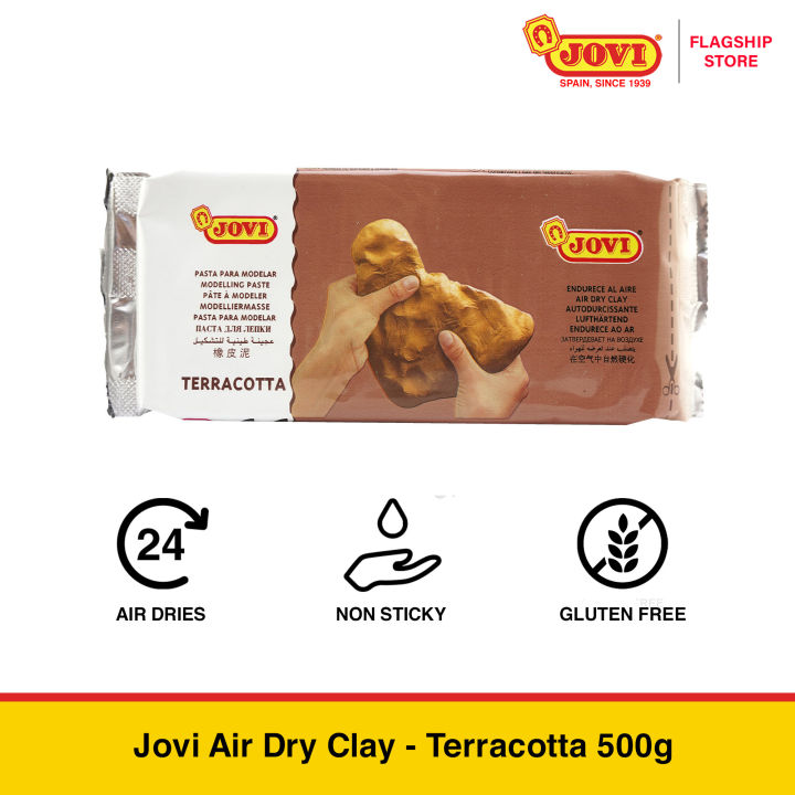 Jovi Air Dry Clay - Terracotta 500g [2288] | Lazada PH
