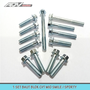 1 SET Baut Blok CVT Mio Sporty Mio Lama Smile
