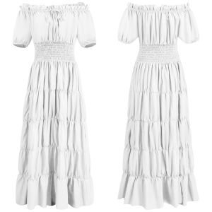 Sân khấu thời Trung cổ và Phục hưng cos Váy dài nữ phong cách retro Halloween cosplay Trang phục nhập vai