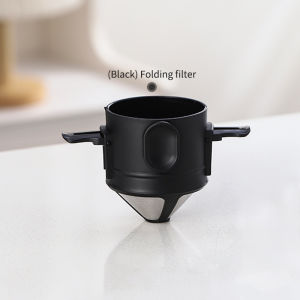 BINCOO Stainless Steel Reusable Portable Coffee Filter Cup Double Layer Filter Coffee Dripper Coffee Maker