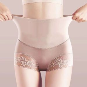 CHICCHIC M-XL Womens Tummy Control Underwear High Waist Abdomen Briefs Breathable Shapewear Women Lace Panties