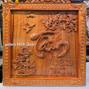 TRANH GỖ HƯƠNG CHỮ TÁM