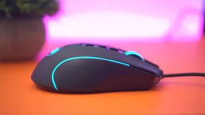 SDSXRedragon M612 Predator RGB Gaming Mouse 8000 DPI Wired Optical with 11 Programmable Buttons WhiteFYK