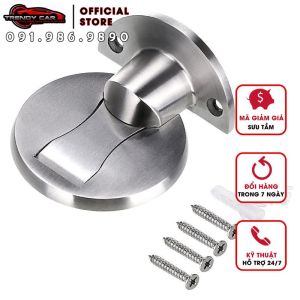 Chặn Cửa Nam Châm Inox 304 Dạng Đế Mỏng Hình Bán Nguyệt