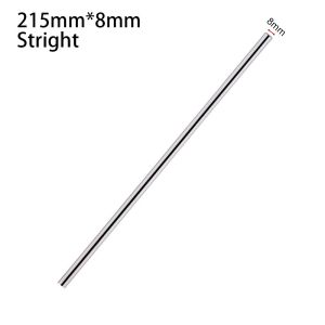 PURETEN 1Pcs Straight Bent Stainless Steel Straws Silver Drinking Cup Straw 6mm 8mm Replacement Straw for Stanley 30oz 40oz Tyeso Cup