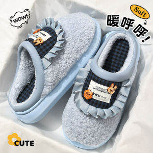 Free Shipping WomenS Cotton Slippers 2026 New Autumn/Winter Style Soft-Soled Quiet And Fleece-Lined For Warmth Suitable For Indoor Use