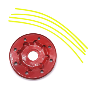 Multiple Purpose Metal Trimmer Head 8 Hole Designs Cutting Attachment for Professional Landscaping & Garden Maintenance