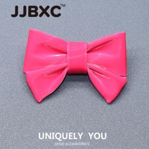 JJBXC CHARM Shoe Buckle Cross Shoe Accessories Leather Bow DIY Fashion Shoe Accessories
