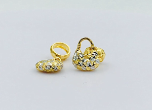 MJ Jewellery Gold Bag Charm P63  375 Gold & 916 Gold