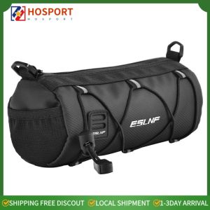 Outdoor Cycling Shoulder Bag with Reflective Material Multi-pocket Mesh Design for MTB