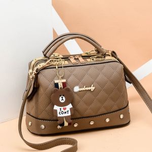 iFASHION 1225 Ladies Casual Dinner Bucket Handbag Women Travel Bag Wanita Beg Tangan Cantik Perempuan Gift
