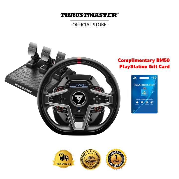 Thrustmaster T248 Racing Wheels and Pedals - Next Gen Racing Simulation  Compatible with PC / PS4 / PS5 [Dynamic Force Feedback][Paddle Shift][LED  Display]
