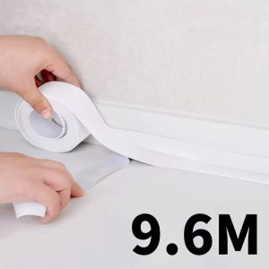 ZEEMIN Waterproof Sealing Tape PVC Self Adhesive Bathroom Bath Wall Glue Stickers Kitchen Sink Caulk Mold Proof Sealing  Tape Strip