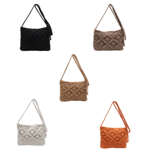 Practical Summer Beach Purse Shoulder Crossbody Bags Casual Satchel for Pairing with Dresses Skirts or Casual Footwear