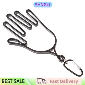 SHNGki 1Pc Golf Gloves Holder With Carabiner Golf Gloves Stretcher Golfer Tool Gear Gloves Rack Hanger Golf Supplies Accessories