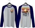 KAOS RAGLAN PRIA SABLON MUGIWARA DEPAN BELAKANG \ KAOS RAGLAN PRIA LENGAN PANJANG ATASAN PRIA / KAOS MURAH / KAOS DISTRO / KAOS SIMPLE / T-SHIRT PRIA. 