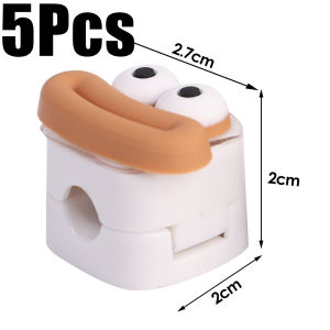 【On Sale】5Pcs Desk Funny Creative Cable Clips Organizer Cord Management Self-Adhesive Magnetic Cable Manager