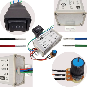 DC9V-60V DCMotor Speed Controllers 20A 1200W Motor Pulse Width Modulator Regulator PWMMotor Regulator Monitors Dimmer