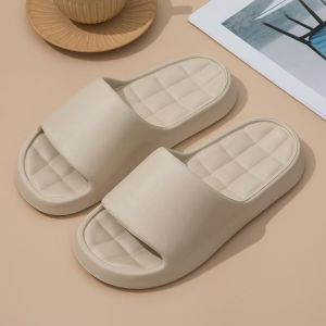 Free Shipping EVA Slippers For Women Summer 2026 New Style Thick-Soled Bathroom Slippers Simple And Casual Home Slippers For Couples