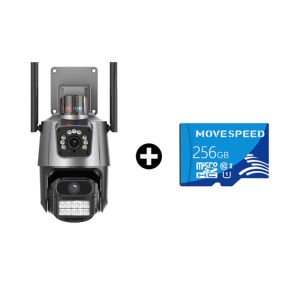 🔥Dual screen 2 cameras🔥XIAOMI & V380 PRO Official Store CCTV Camera Dual lens CCTV Camera 4K 8MP 360 ° pan tilt zoom Outdoor wireless WIFI Motion Detection IP66 Waterproof night vision Two way audio IP security camera