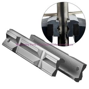 mv1 1pair CNC Milling Steel Vise Hard Jaw Fixture V-Type Jaw Aluminum Alloy 4" Or 8" V-clip 4 / 5/ 6 /8 Inch Vise Jaws 5B9Z7