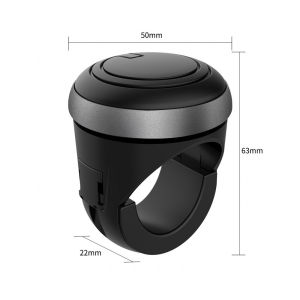 Car Steering Wheel Booster Turning Hand Control Spinner Knob 360° Rotation Anti-slip Silicone Grip Ball for Car Truck Tractor Forklift