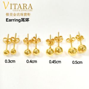 Emas 916 Subang / Anting  Gold 916 Earring EB01+
