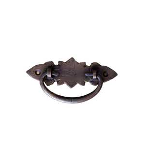 Tarikan Laci Kuningan Antik Motif Polos Ukir